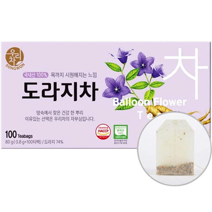 Songwon Balloon Flower Tea_80g (0.8g x 100 Teabags)