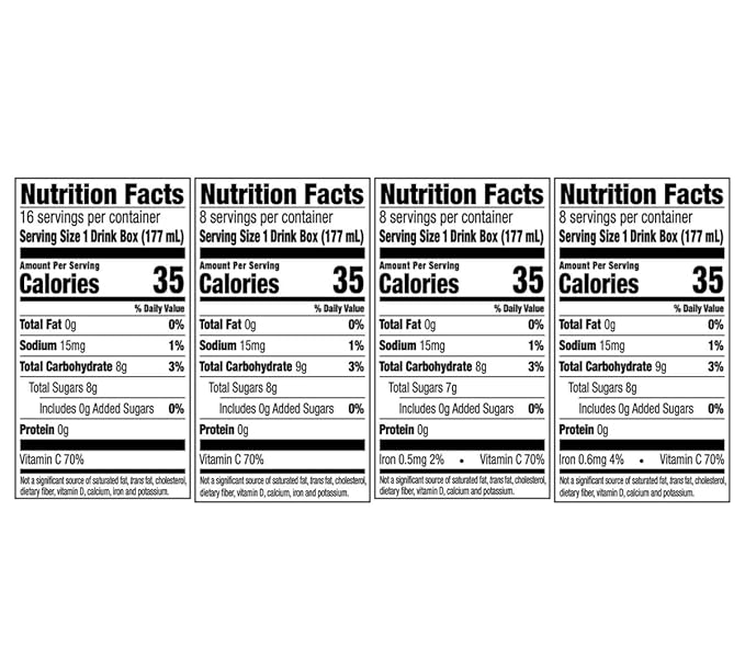 Honest Kid Organic Juice Drink Variety Pack Assorted Flavors 6 fl oz Boxes Lunchbox Snacks &amp On-The-Go Drinks 38 Count