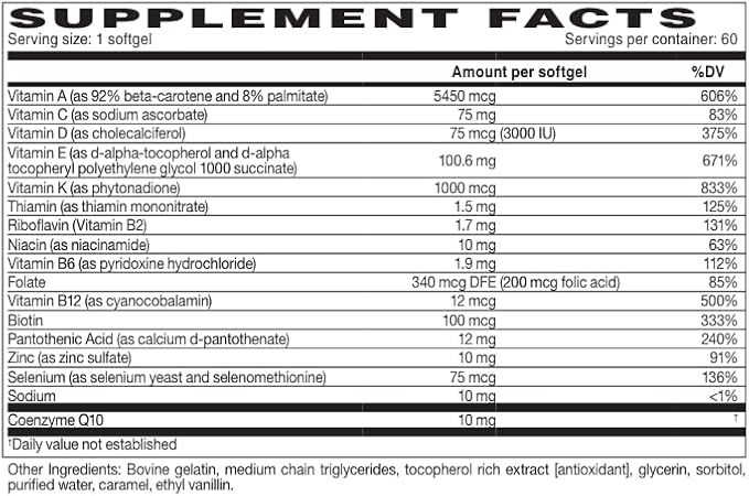 DEKA's Plus Softgels 60 Count Each