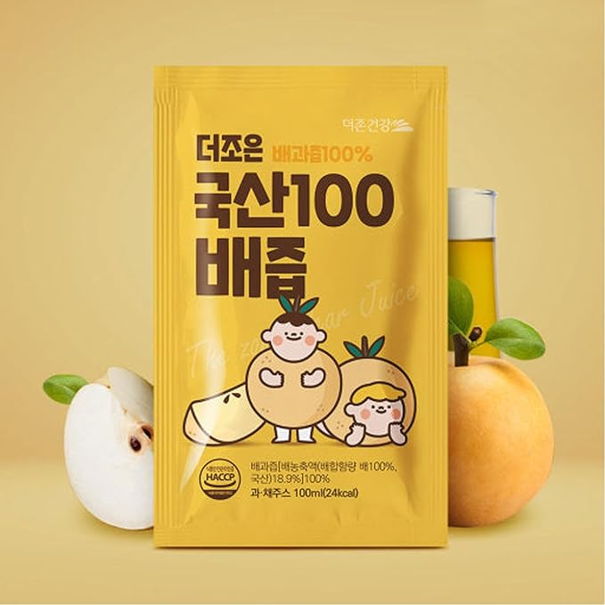 Sookwnag Premium Korean Pear Extract Juice - Pure Concentrate Juice 3.38 oz Per Pack/Total 30 Packs for Men and Women of All Ages