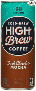 High Brew Coffee Dark Chocolate Mocha - 8 oz - 12 Pack