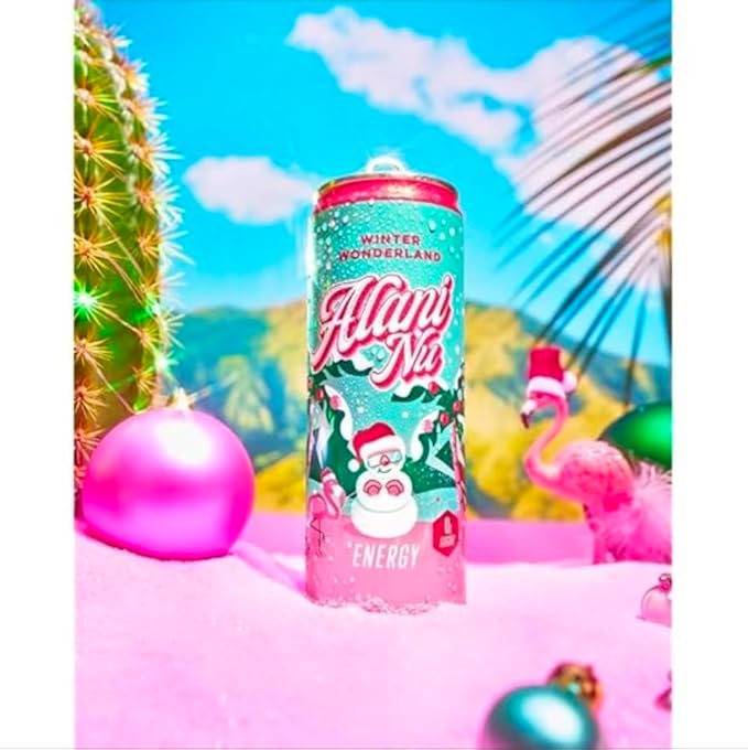 Alani WINTER WONDERLAND (3 Pack) | Sugar free low calorie energy drinks 12 Fl Oz Cans (355mL)