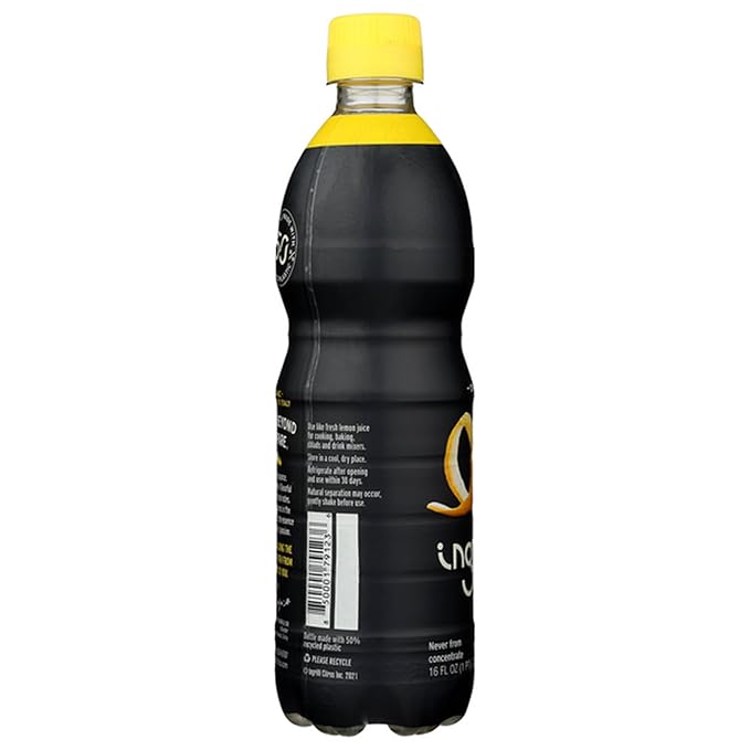 Ingrilli Organic Lemon Squeeze 16 Fl Oz Bottle (Pack of 6)