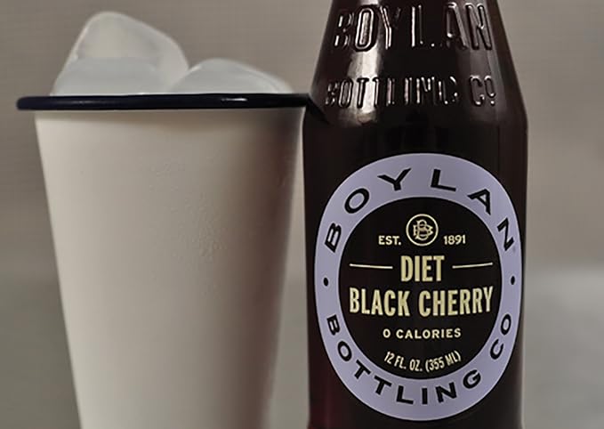 Boylan Soda Diet Black Cherry 12 Fl. Oz. (Pack of 12)