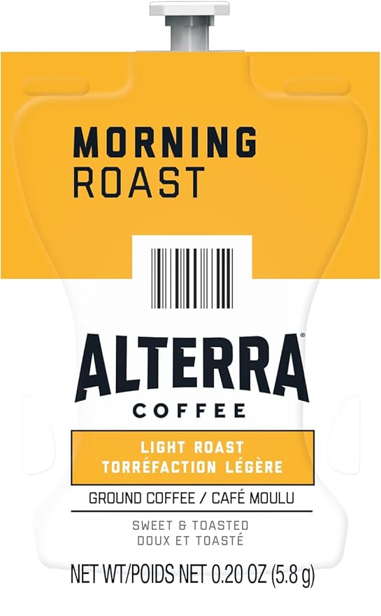 ALTERRA Coffee Morning Roast Single Serve Freshpacks for MARS DRINKS FLAVIA Brewer 20 Packets