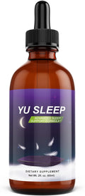 YuSleep – Natural Sleep Drops with Tart Cherry GABA &amp 5-HTP – Helps Reduce 3 A.M. Wake-Ups Calm a Racing Mind &amp Support Deep Restorative Sleep – Gentle 0.9 mg Melatonin – 2 oz / 60 ml