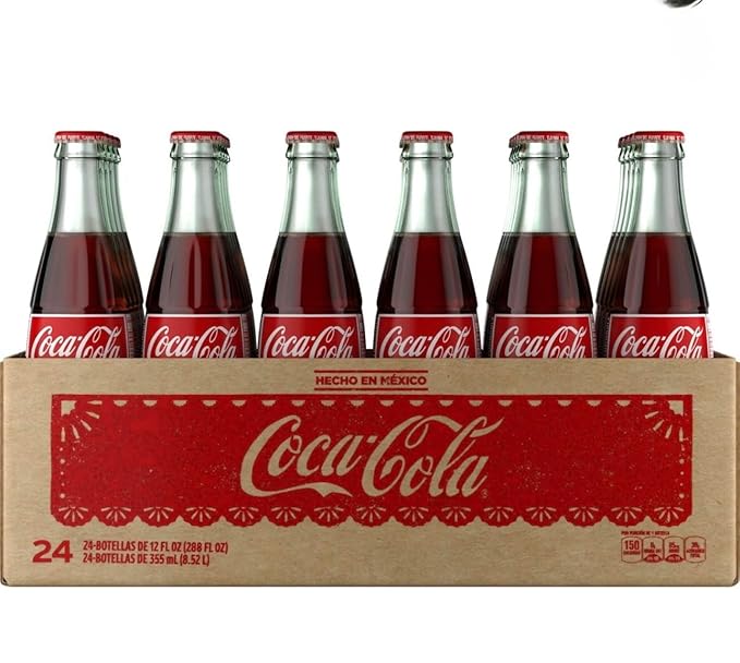 Mexican Coke Glass Bottle 12 fl oz 6 Pack Pack of 4