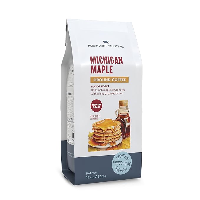 Traverse City Cherry Mackinac Island Fudge and Michigan Maple Grove Flavored Ground Coffee Bundle