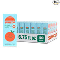SunCup 100% Juice Boxes for Kids | No Added Sugar No Dyes No Preservatives | Trusted in Schools Across 49 States | Bulk Pack with Straw 6.75 oz (40 Pack) Orange Tangerine