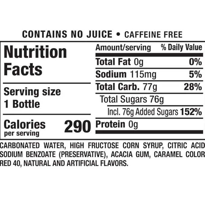 Crush Strawberry 20 Oz Bottle Pack of 24