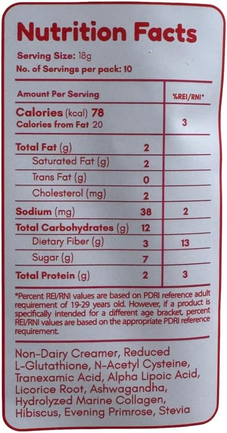 Dear Face Beauty Strawberries &amp Cream Collagen Drink 10 Sachets x 18g