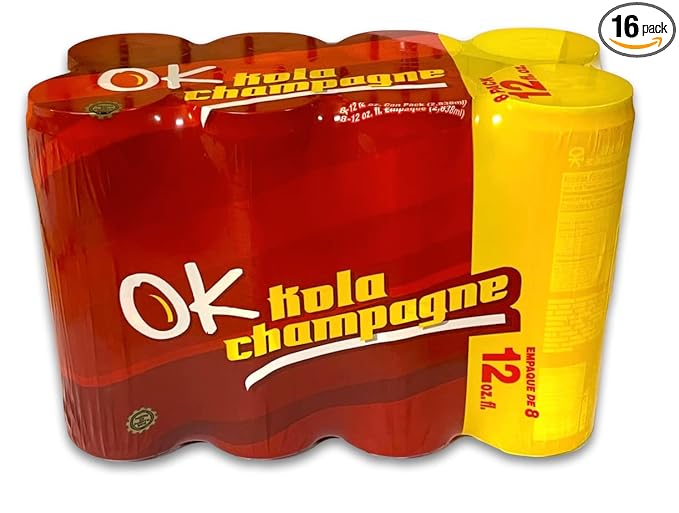 Ok Kola Champagne - Puerto Rico Soda (16 Pack)