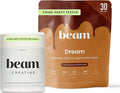 Beam Dream Sleep Powder &amp Creatine Bundle Third Party Tested Natural Sleep Aid &amp Recovery Supplement with Micronized Creatine Monohydrate Unflavored Pure Creatine Powder for Muscle Strength