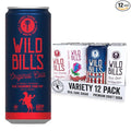 Wild Bill's 12 Flavor Craft Soda Soft Drinks Variety Pack Root Beer Strawberry Cream Cola + MORE Pure Cane Sugar NO High Fructose Corn Syrup Caffeine &amp Gluten Free Vegan (12 oz 12-Pack)