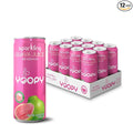 Yoopy Sparkling Guava Juice – 12-Pack (10.82 fl oz Cans) – Naturally Sweet No Added Sugar – Fruity Refreshing &amp Carbonated – Made with 55% Real Guava Juice