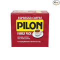 Cafe Pilon Family Pack Espresso Coffee 4 ct./10 oz. 100% Pure Coffee | Extra-fine Grind Dark Roast Cuban-born Brand