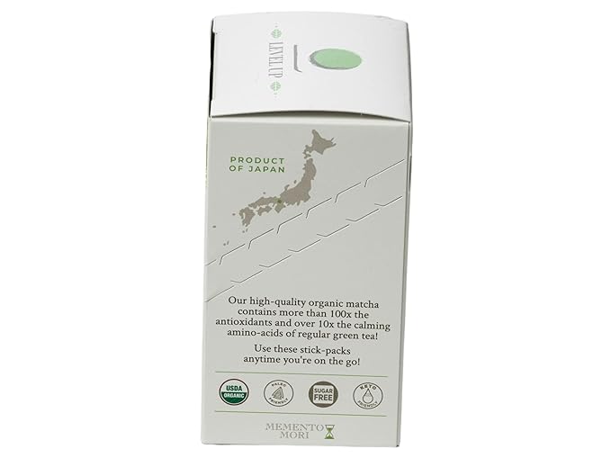 Matcha Green Tea Powder Single Serving Sticks Dr. Weil's Ceremonial Organic Matcha Powder Singles Packets - Individual Tea Packets (24)