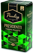 Paulig Presidentti (President) - Dark Roast - Fine Grind - Premium Filter Blend Ground Coffee - Bag 500g (Finland) (1 Bag )