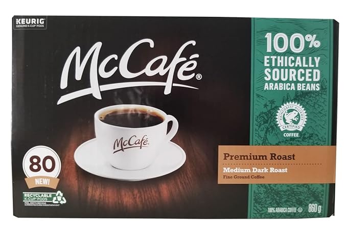 McCafe Premium Roast Coffee Pods 80 Count {Imported From Canada}