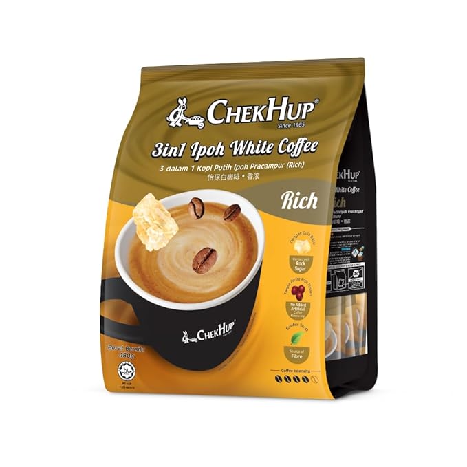 Malaysia Chek Hup 3 In 1 Ipoh White Coffee- King (12 sachets x 40g) (4)