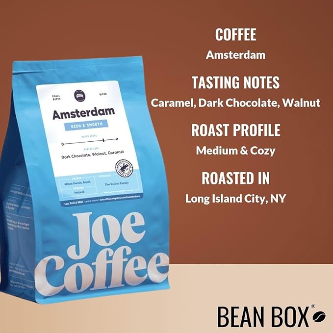 Bean Box Sampler - Roasted by Joe Company 3-Pack Freshly Ground Coffee Gourmet Coffee