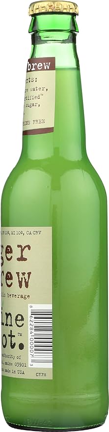 Maine Root Ginger Brew Soda 12 Ounce - 4 per pack - 6 packs per case.