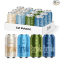 Partake Brewing Craft Non Alcoholic Beer Variety Pack x 12 Fl Oz Cans - Low Calorie &amp Carb No Sugar All Natural Ingredients - Award-Winning Taste Non Alcoholic Beer Without the Empty Calories