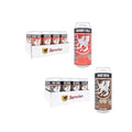 Sprecher Root Beer &amp Cherry Cola Craft Soda – Fire-Brewed with Real Honey Handcrafted Gourmet Beverages Caffeine-Free – 16 fl oz Cans (24 Pack Total)