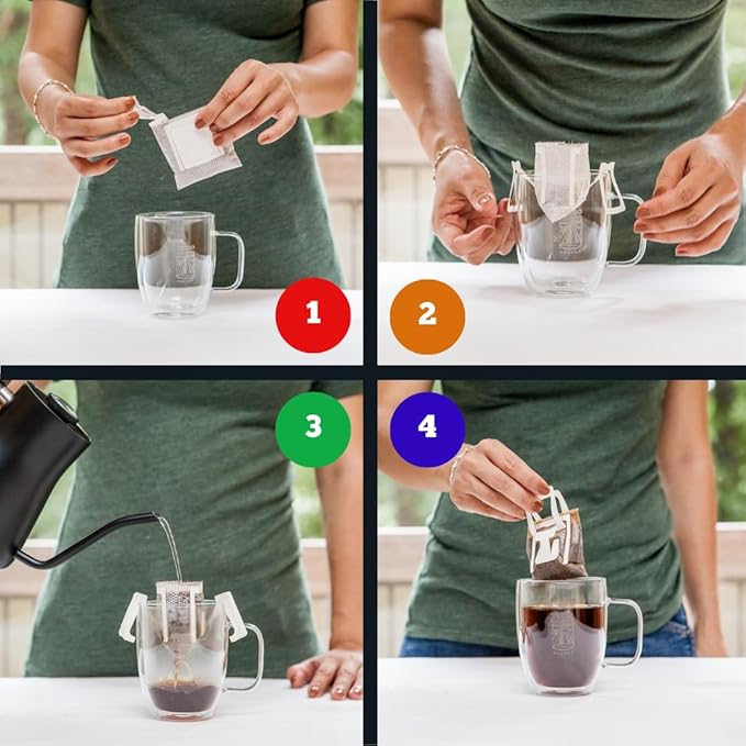 Tribo Coffee Single-Serve Portable Pour Over Drip Coffee | Ultimate Variety Bundle | 20 Servings