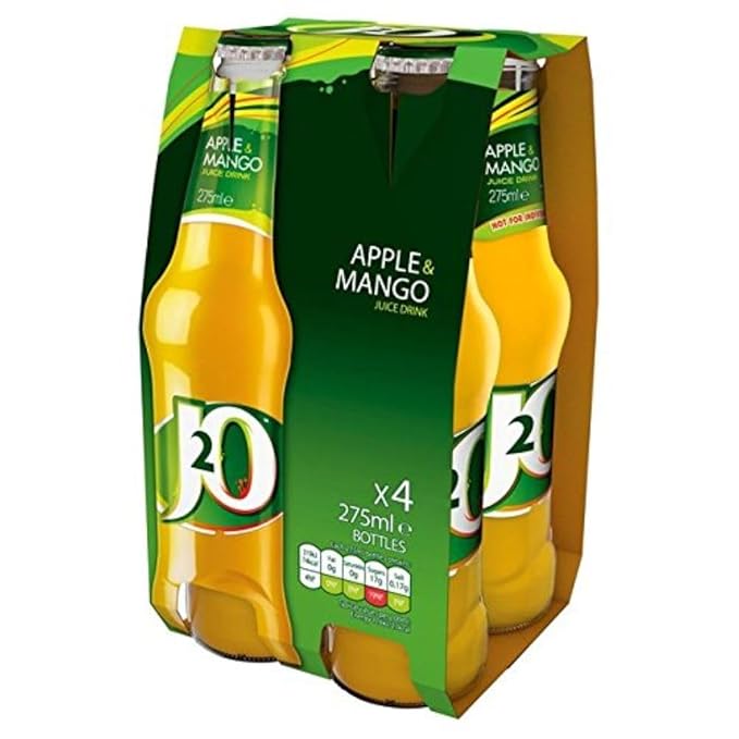 J2O Apple &amp Mango - 4 x 275ml (37.2fl oz)