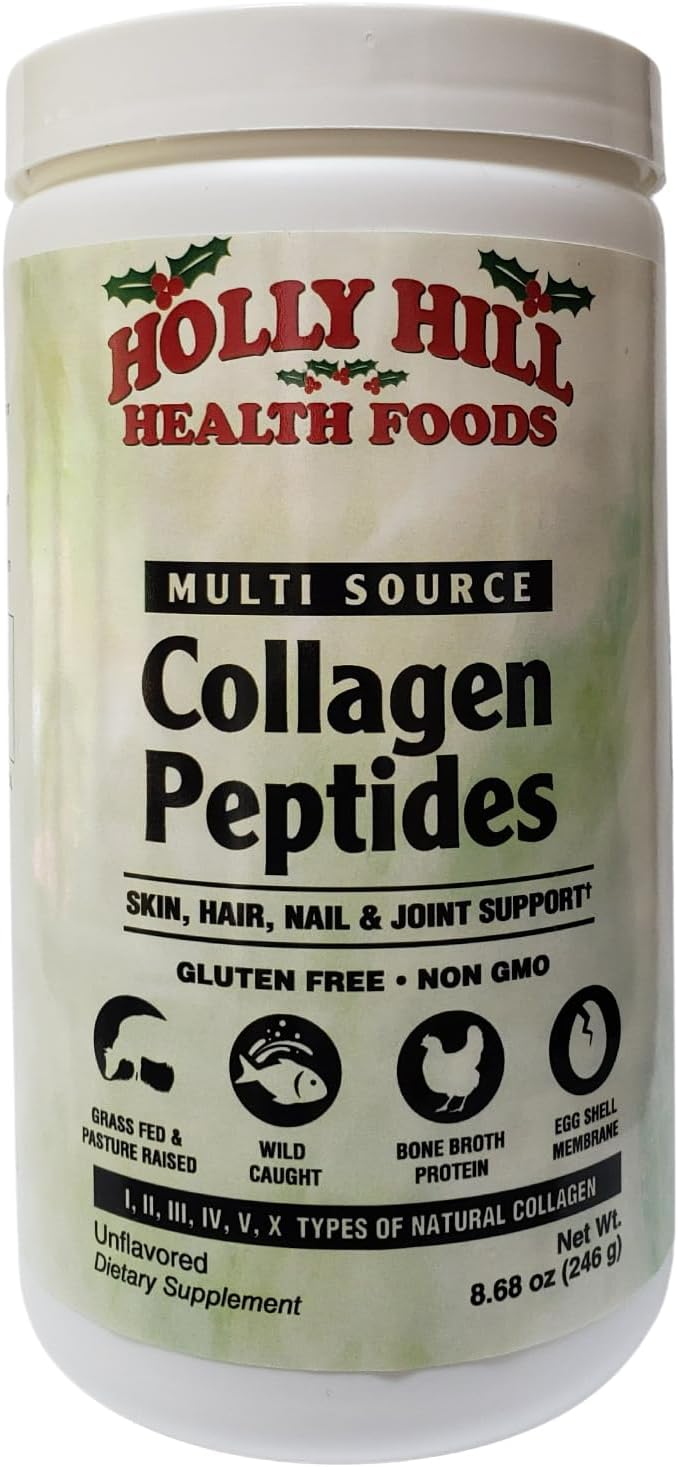 Holly Hill Health Foods Multi-Source Collagen Peptides Powder Unflavored 8.68 Ounces
