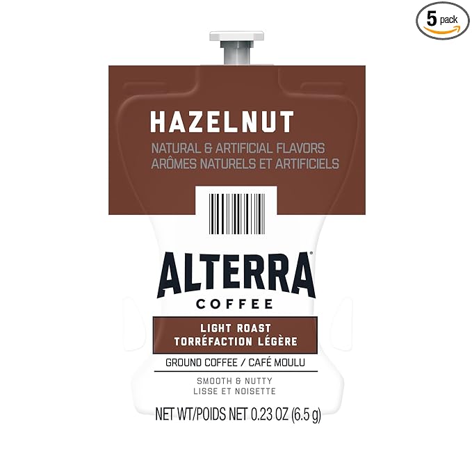 Flavia Alterra Hazelnut Coffee Freshpacks works only with Flavia Brewers Light Roast (Case of 100)