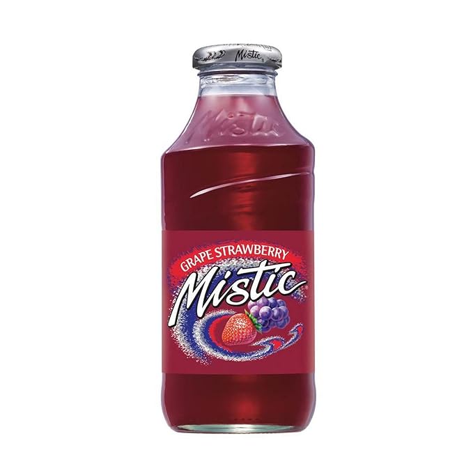 Mistic Grape Strawberry Drink - 16OZ (6 Plastic Bottles)