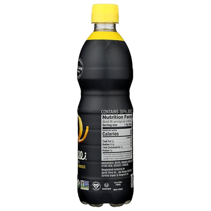 Ingrilli Organic Lemon Squeeze 16 Fl Oz Bottle (Pack of 6)