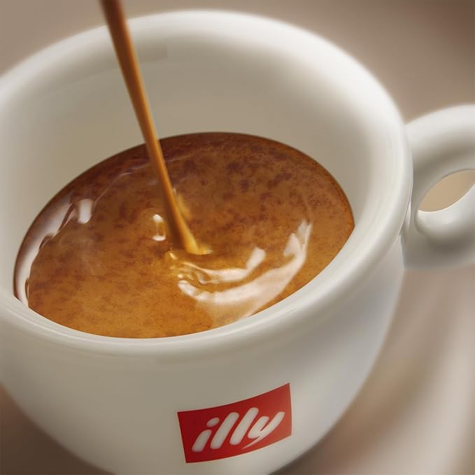 illy Whole Bean Coffee - Perfectly Roasted – Intenso Dark Roast - Warm Notes of Cocoa &amp Dried Fruit – Full-Bodied - 100% Arabica Beans - No Preservatives – 17.6 Ounce