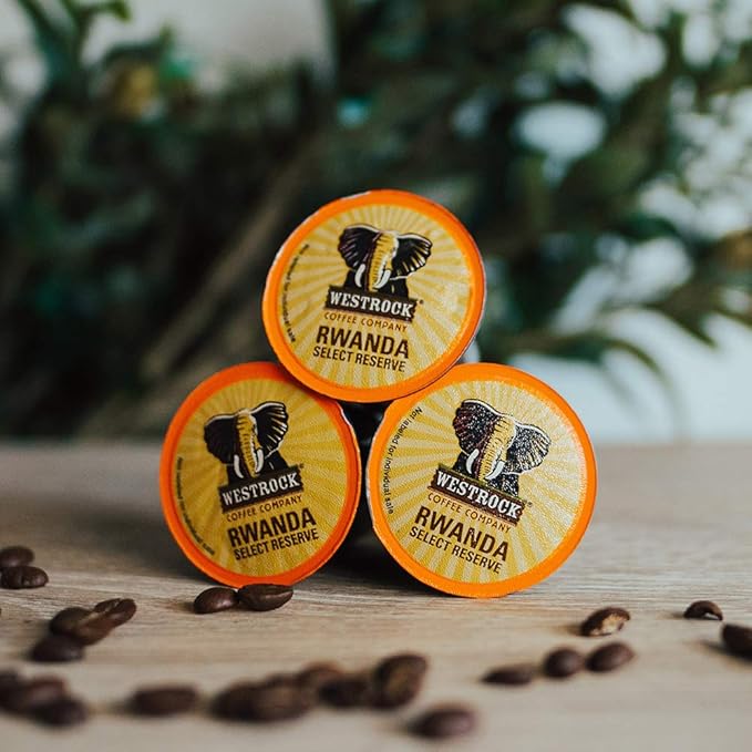 Westrock Coffee Company Rwanda Select Reserve Single Serve Coffee Cup Dark Roasted 80 Count