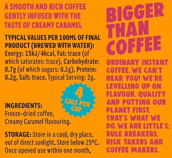 Little’s Flavored Instant Coffee The Sweet Set – Double Chocolate Creamy Caramel French Vanilla – No Added Sugar Freeze-Dried Instant Coffee 3 x 1.76 oz Jars Total 42 Servings