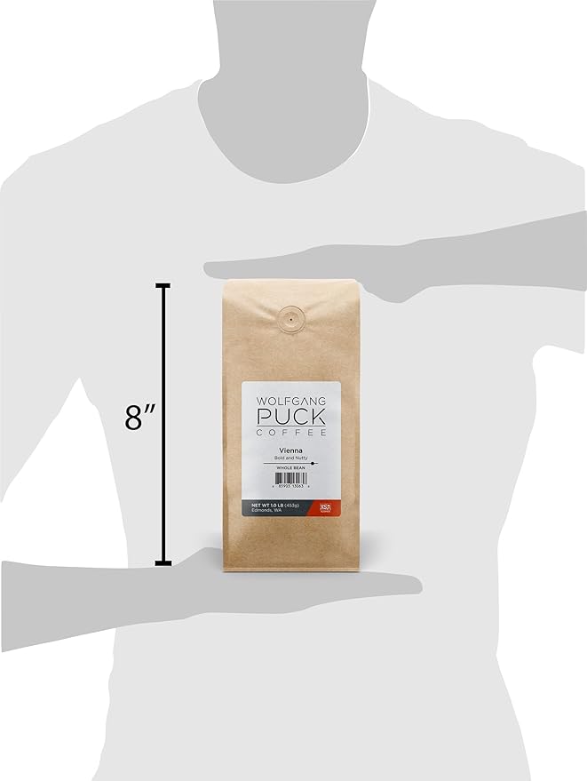 Wolfgang Puck Coffee Vienna Coffee House Whole Bean 6 x 1 Pound (013863)