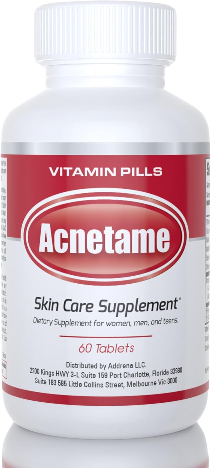 Acne Pills 2 Pack 120 Pills- Vitamin Supplements for Acne Breakouts- Hormonal Pimple Tablets to Clear Oily Skin for Women Men Teens and Adults