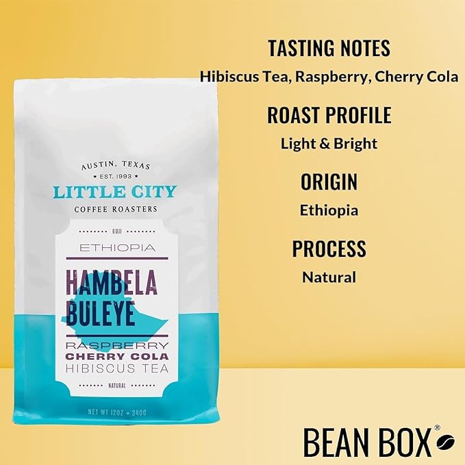 Bean Box Coffee Sampler - Roasted by Little City 4-Pack Freshly Ground Coffee Gourmet Coffee