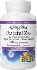 Natural Factors Stress-Relax® Peaceful Sleep 60 Vegetarian Capsules