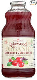 Organic Cranberry Blend Juice (Pack of 6)