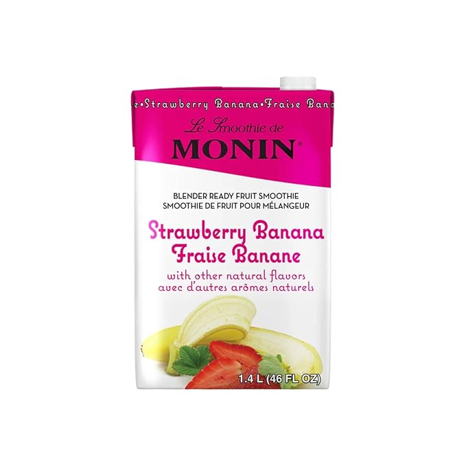 Monin Inc. Smoothie Mixes Monin Strawberry Banana Fruit Smoothie Mix
