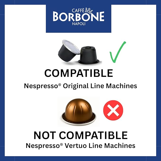 Caffè Borbone Respresso Espresso 100 Capsules - Miscela Oro (Gold) - Compatible with Nespresso® Original Line Machines