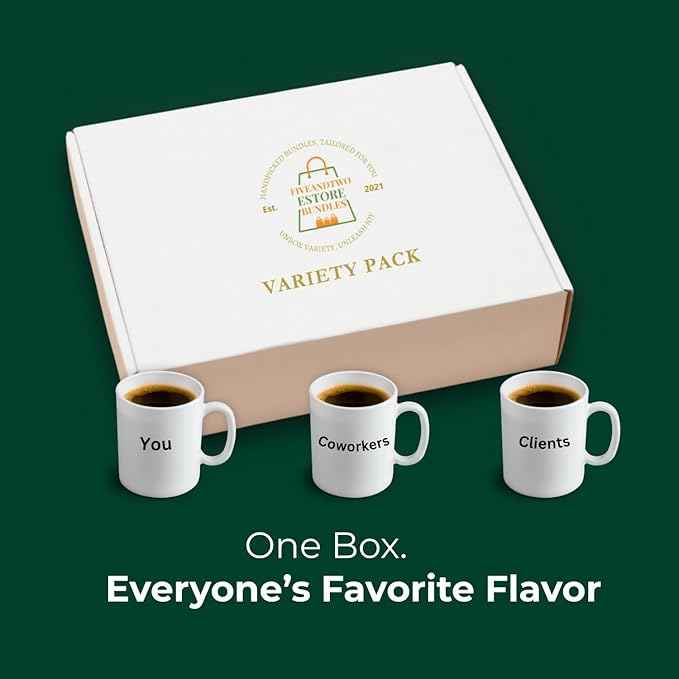 Flavored Coffee K-Cup Variety Pack – 10 Gourmet Flavors 30 Count Sampler for Keurig Brewers – Premium Flavored K Cups Assortment for Home Office &amp Gifts – Mocha Vanilla Caramel Hazelnut &amp