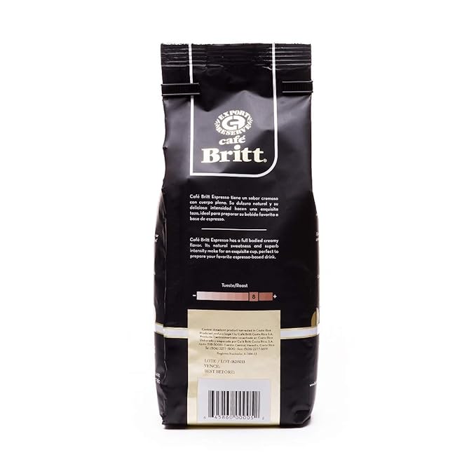 Café Britt® - Costa Rican Espresso Coffee (12 oz.) (3-Pack) - Ground Arabica Coffee Kosher Gluten Free 100% Gourmet &amp Dark Roast