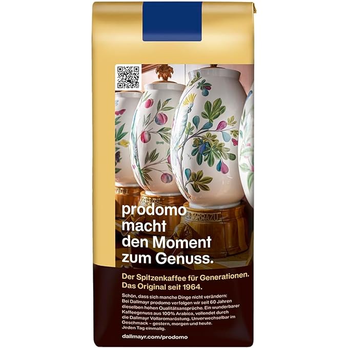 Dallmayr Gourmet Coffee Prodomo (Whole Bean) 1.1 Pound (Pack of 2)