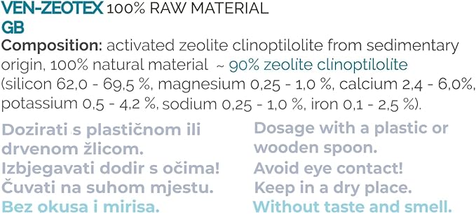 1000g Zeolite Detox Powder – Clinoptilolite Supplement for Full Body Cleanse Gut Health Energy Immune &amp pH Support | Natural Mineral