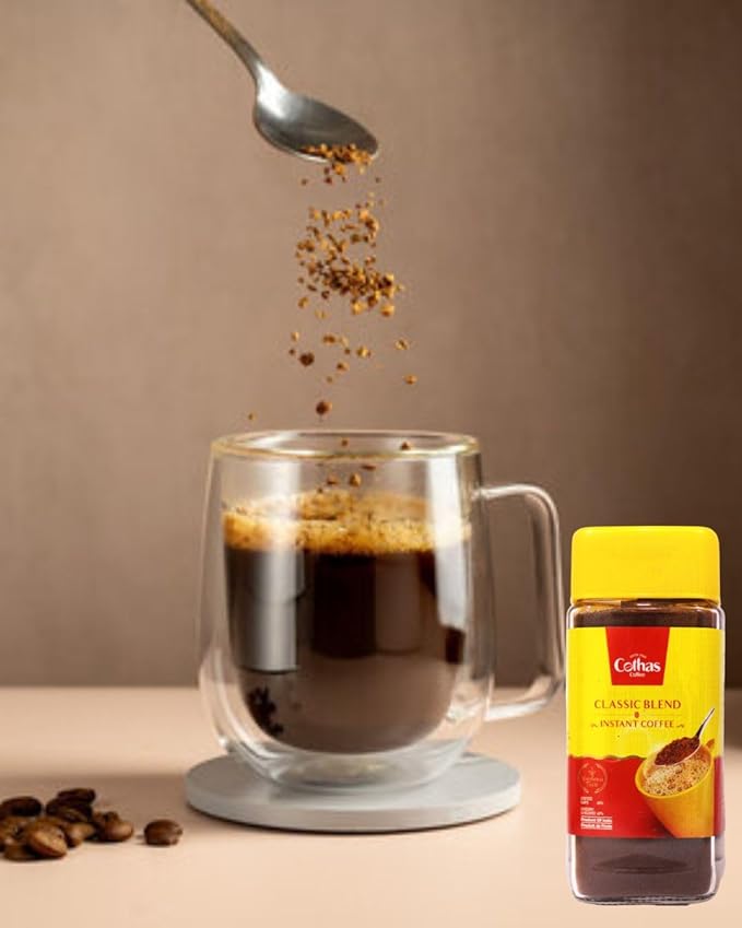Cothas Traditional Classical Blend Instant Coffee Powder - Pack of 4 Each Bottle 200g = 800g [Coffee 60% &amp Chicory 40% ]