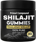 Primal Compound Shilajit Gummies Rich in Trace Minerals and Fulvic Acid Non-GMO Boost Energy and Immunity - 30 Gummies
